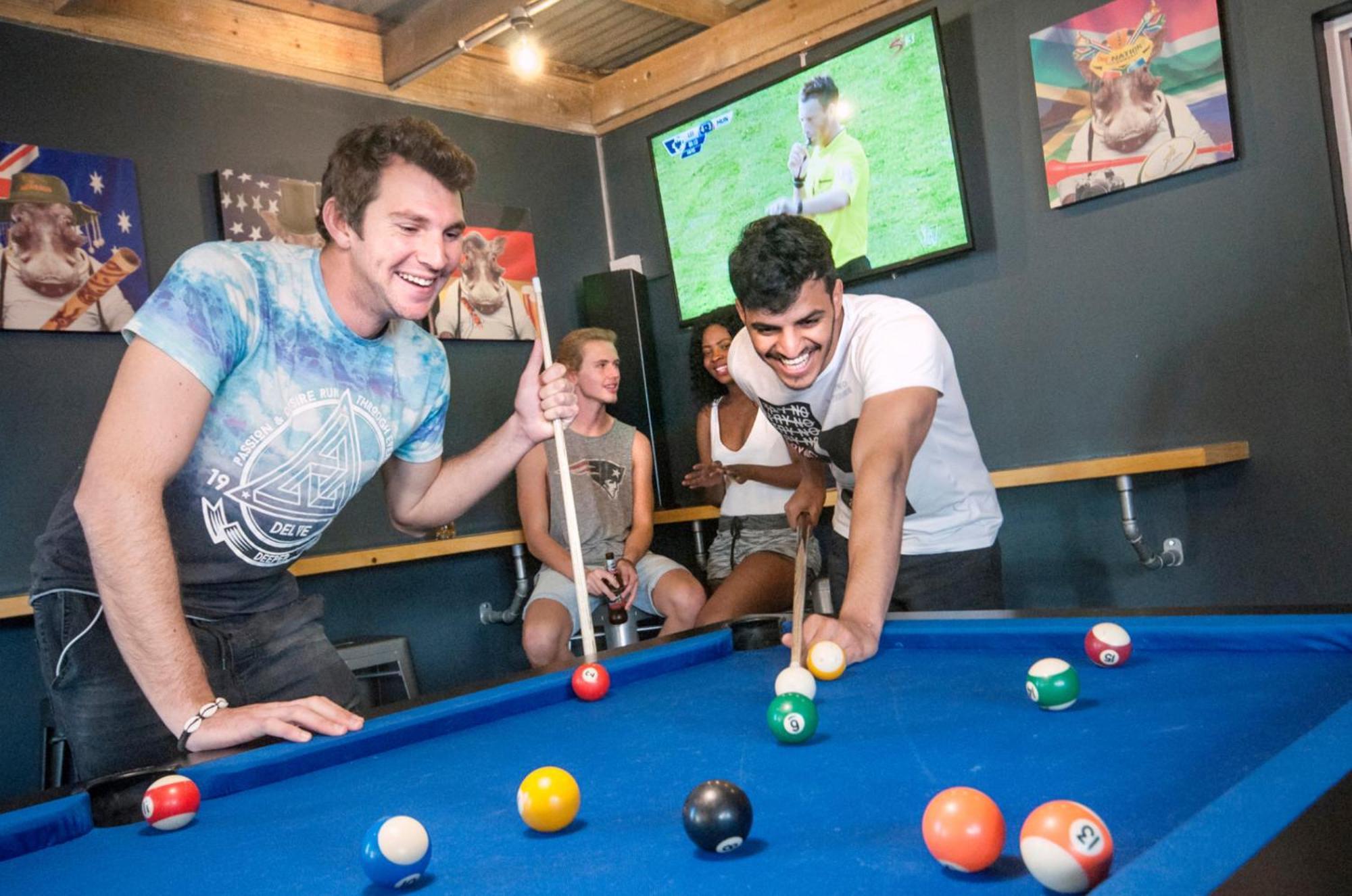 Never At Home Green Point Cape Town Exterior photo Pool table at the Sports Bar