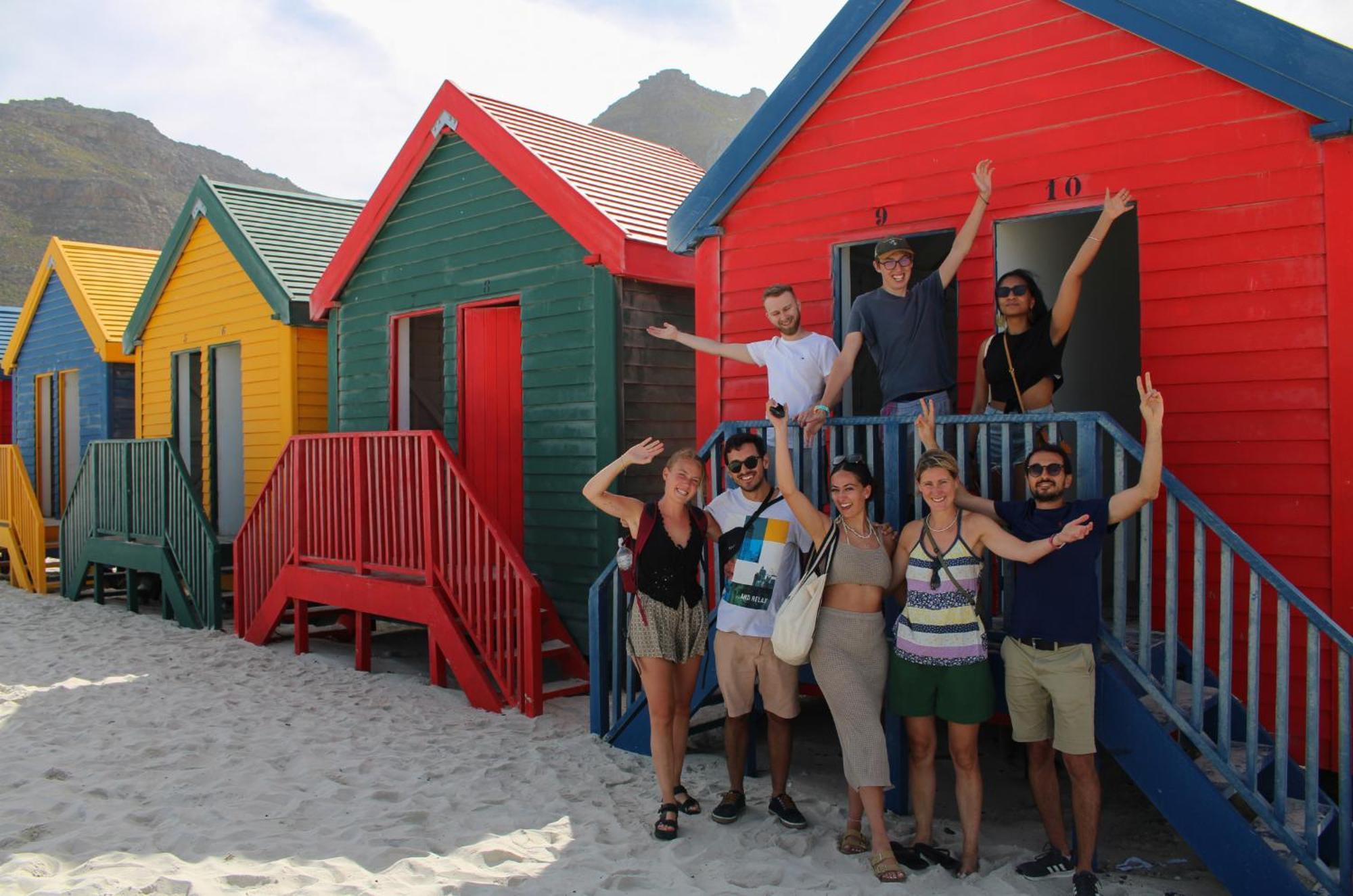 Never At Home Green Point Cape Town Exterior photo The beach huts of Muizenberg