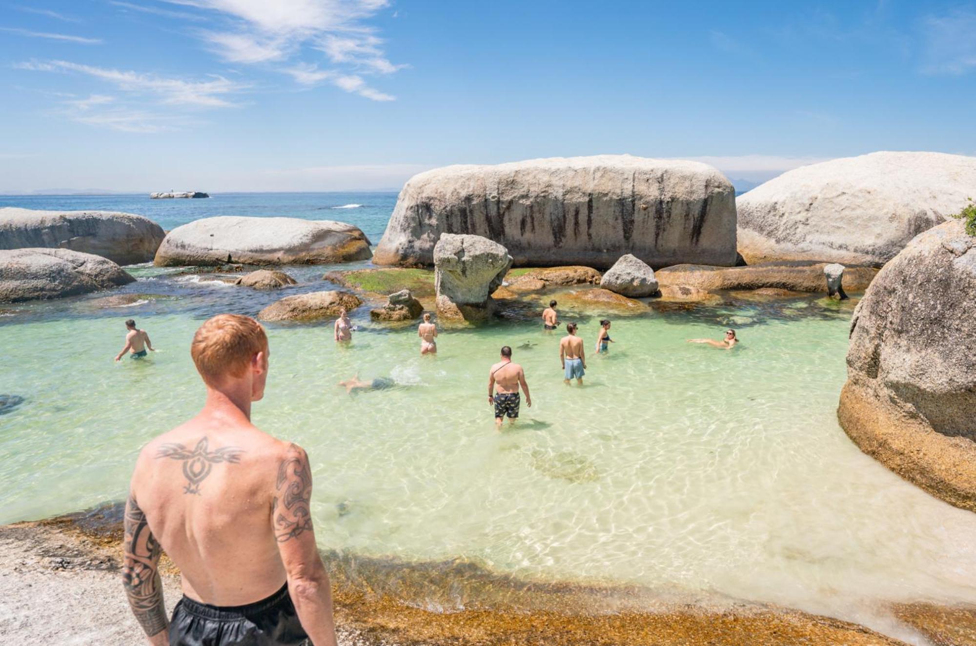 Never At Home Green Point Cape Town Exterior photo Swimming at Boulders Beach